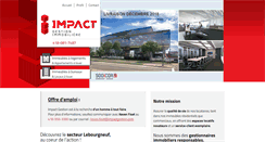 Desktop Screenshot of impactgestion.com